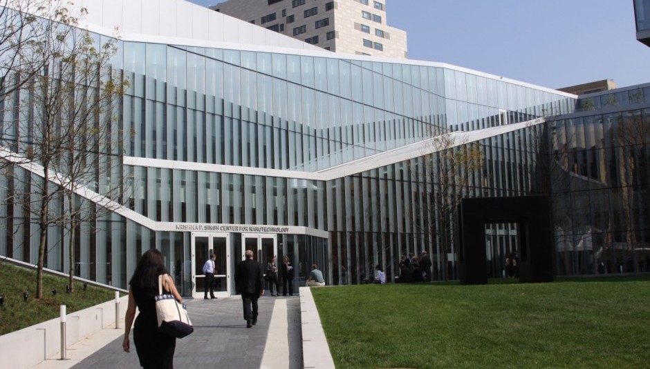 The Krishna P. Singh Center for Nanotechnology on Walnut Street in Philadelphia