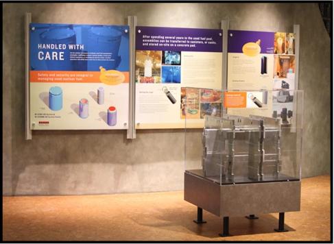 Phase 1 Holtec Exhibit: Educational Panels & Mock-Up MPC Basket