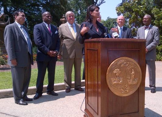 Governor Nikki Haley Speaks at the SMR Press Conference
