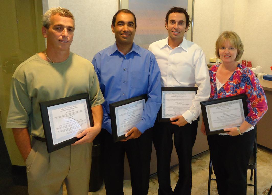 From Left to Right: Mr. Mark Soler, Mr. Pankaj Chaudhary, Mr. Nick Abraczinskas, Ms. Joy Russell