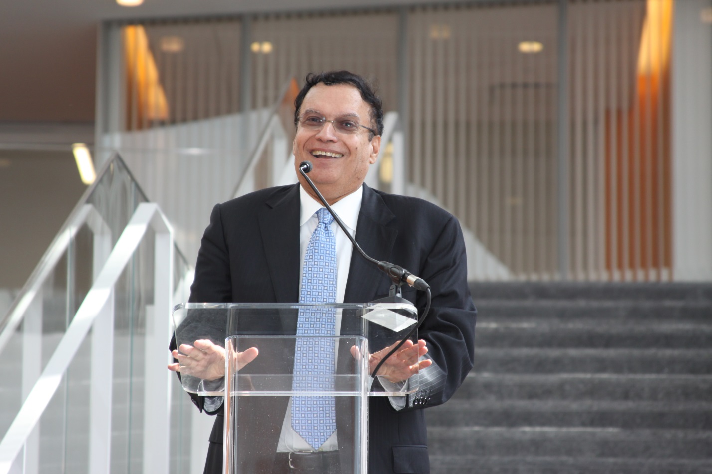 Dr. Singh Speaks at the Dedication Ceremony