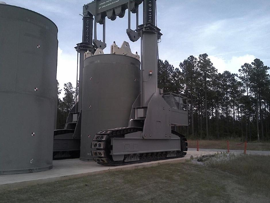 The New Generation Vertical Cask Transporter (HI‐LIFT) Positioned Over a HI‐STORM 100 Cask