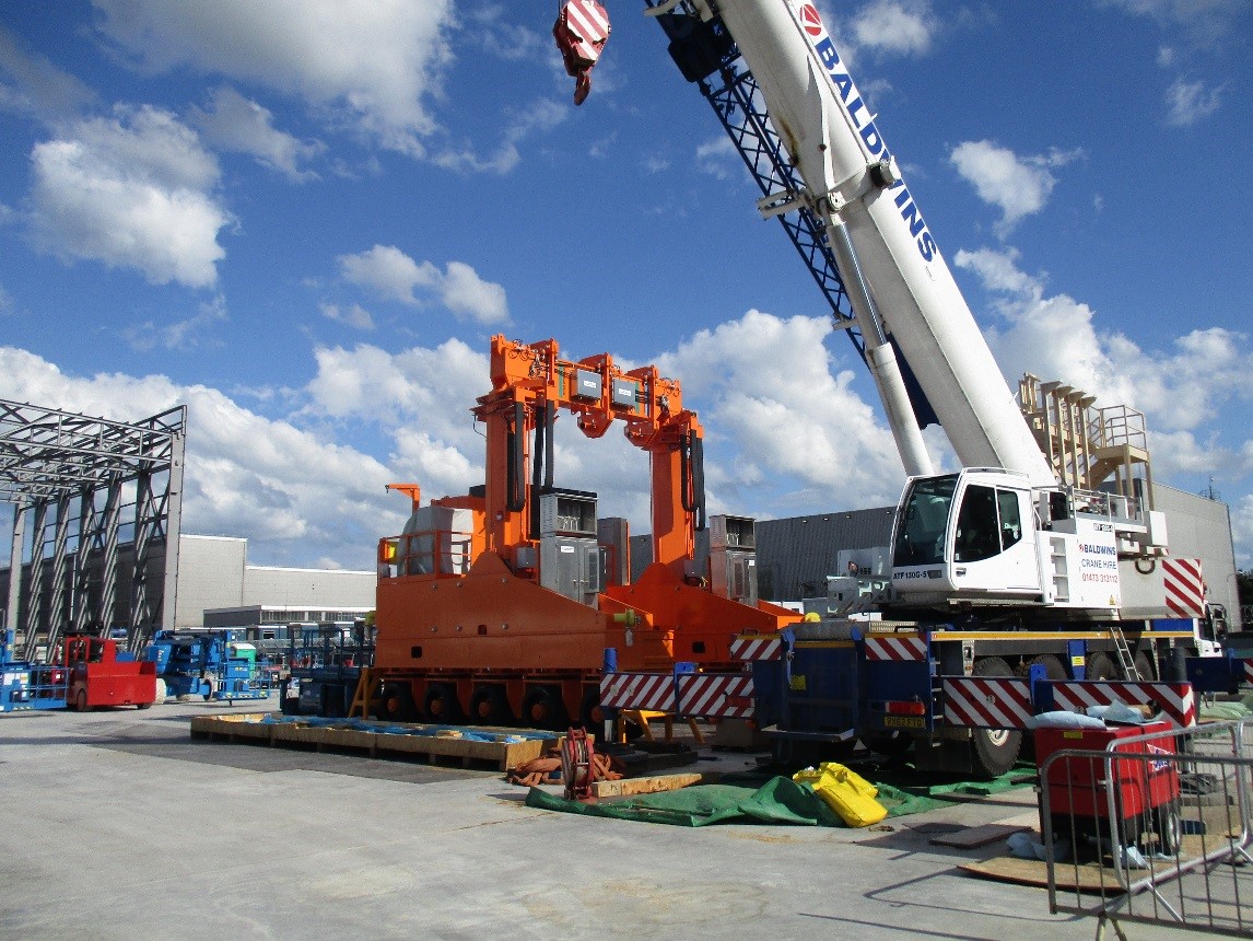 Lifting Transporter Being Assembled on Site