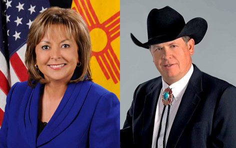 New Mexico’s Governor Susana Martinez and Commissioner of Public Lands, Aubrey Dunn