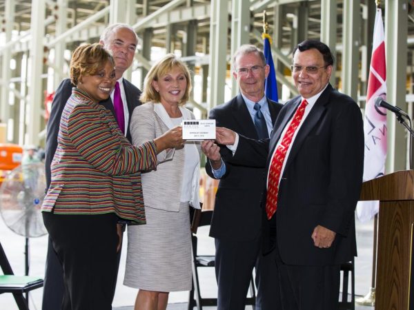 “Topping-off” Ceremony Marks Completion of the Manufacturing Facility Structure at the Holtec Technology Campus on the Delaware Waterfront in Camden, NJ