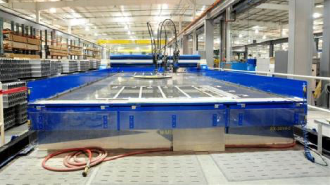 Water Jet Cutting of Metamic HT Panels