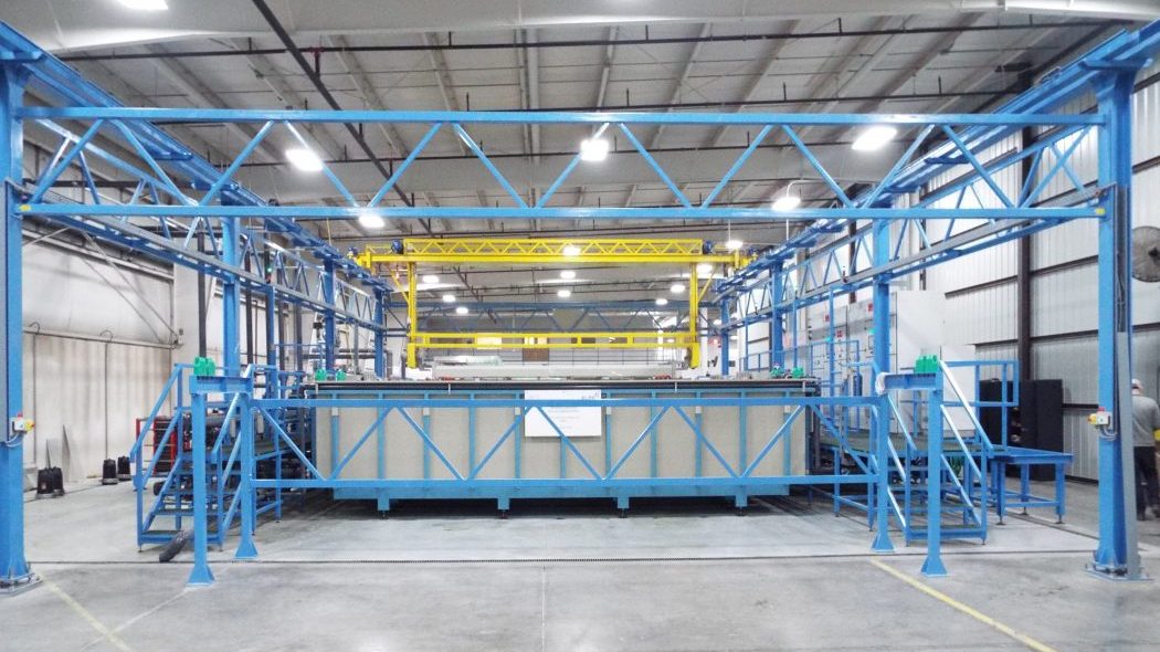 Microarc oxidation coating line