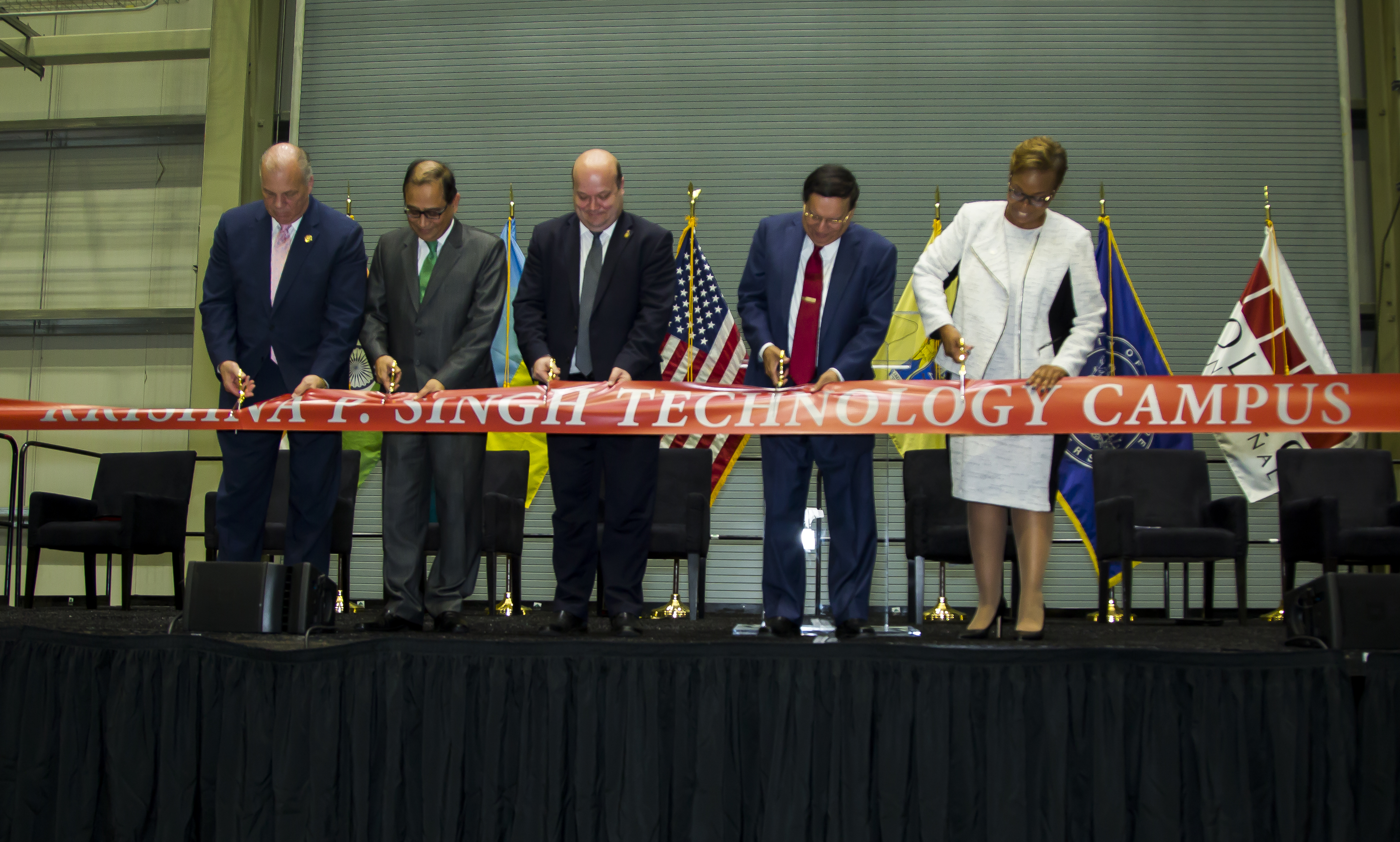 Ribbon Cutting at the Krishna P. Singh Technology Campus