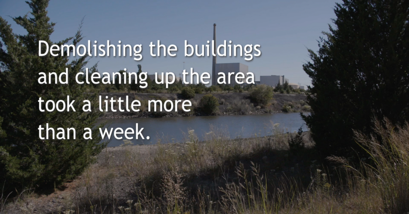 Building Demolition at Oyster Creek