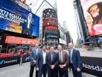 Holtec International @ Times Square, Courtesy of the NASDAQ Stock Exchange